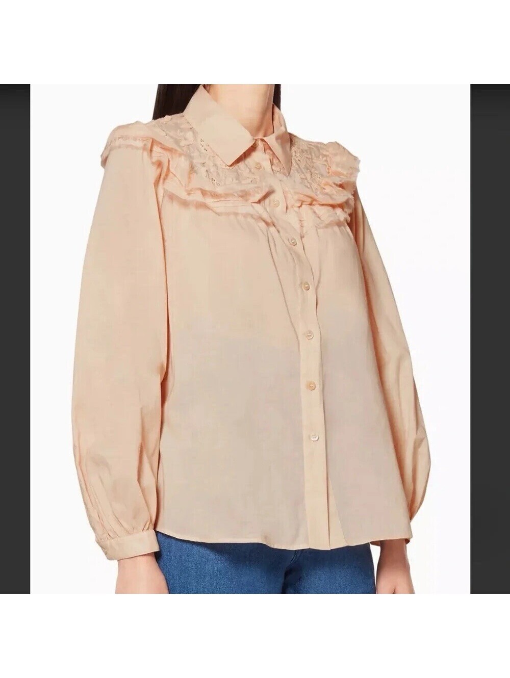 See By Chloe Nude-Pink Blouse